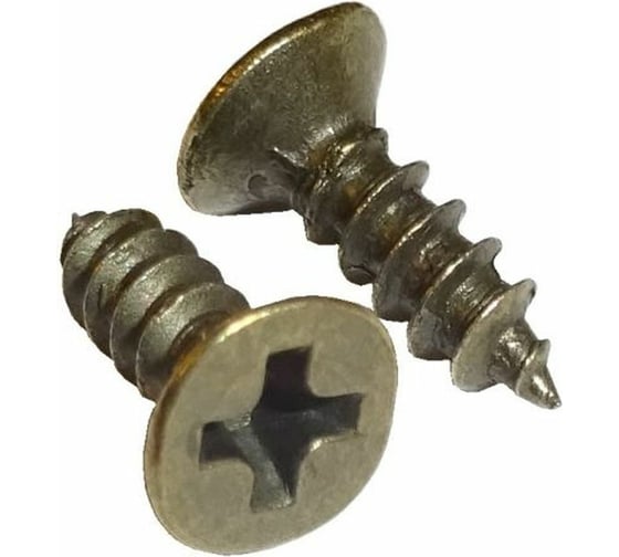 Изображение товара Декоративный саморез Левша 5x4 50 шт. бронза У8-9469.СБ