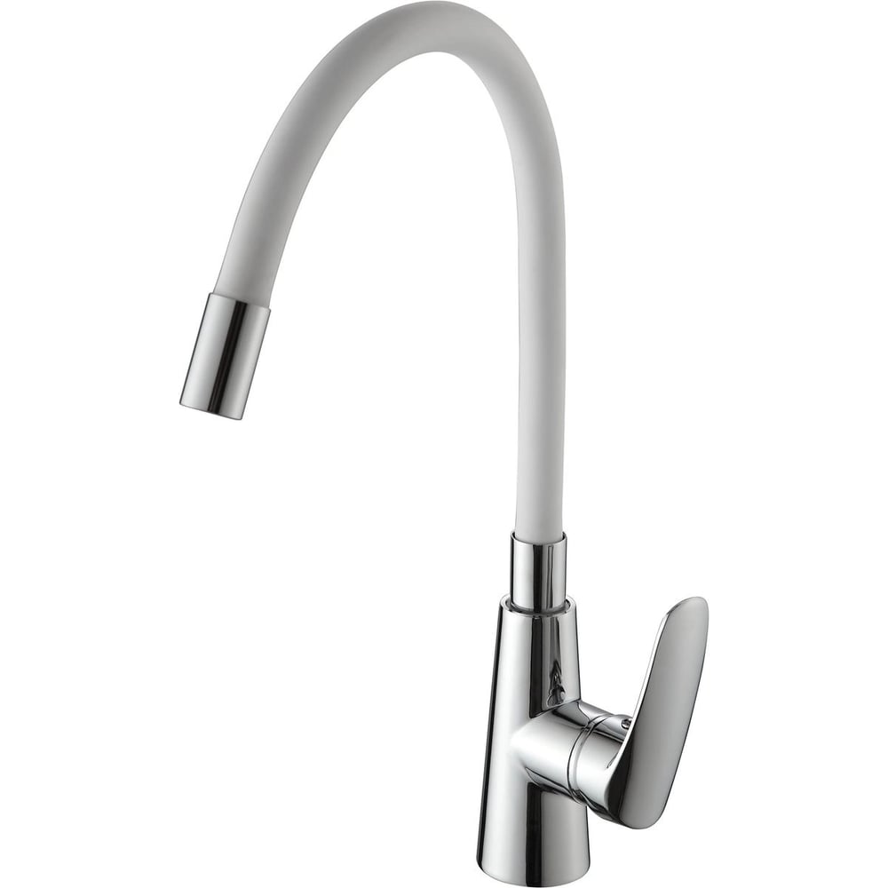 Смеситель для кухни Ammore с гайкой, силиконовым изливом A5505-3