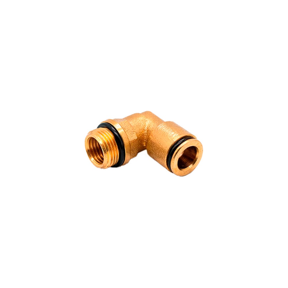 Фитинг цанговый угловой TITAN LOCK 10 мм, наруж. резьба 3/8, латунь, тип PL, TLP-PL10-03BR