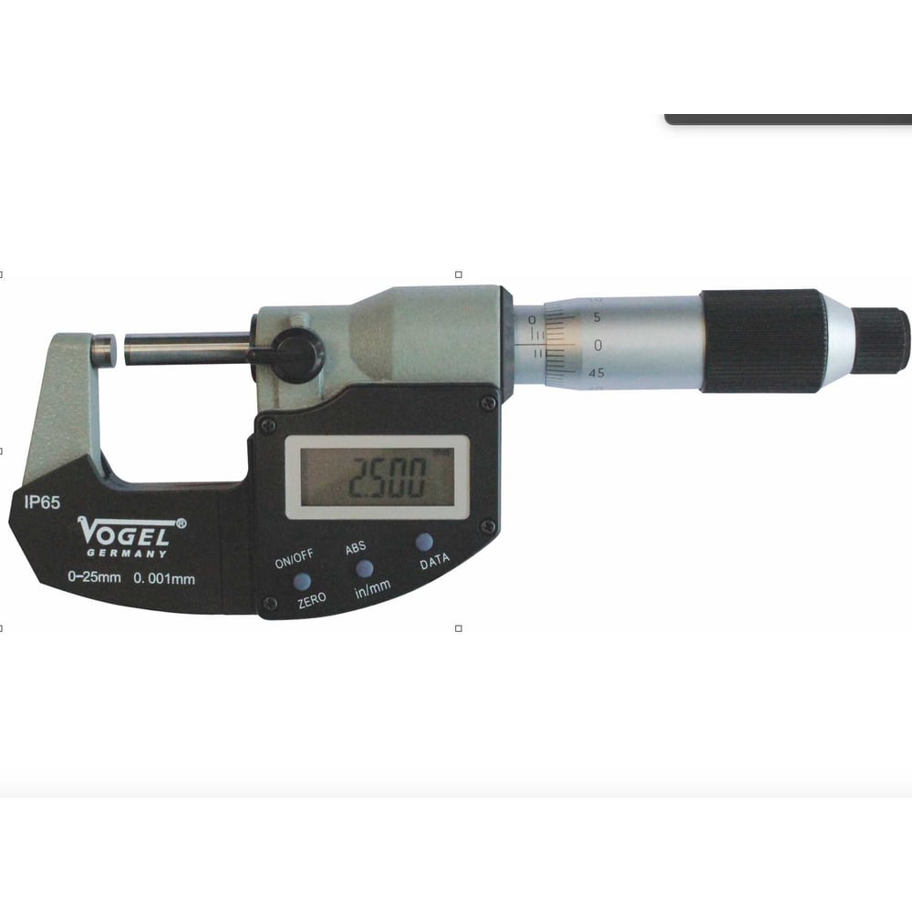 Микрометры цифровые Vogel 25-75 х 0.001 USB IP 65 230131