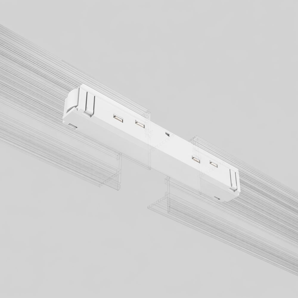 Прямой коннектор Elektrostandard Slim Magnetic 95135/00 белый a072618