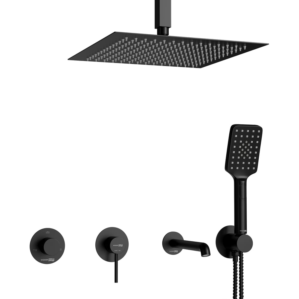 Встраиваемый комплект для ванны с верхней душев WasserKraft Мюриц (Muritz) A9851.98DVR3.152.162.444.240.130.443MB