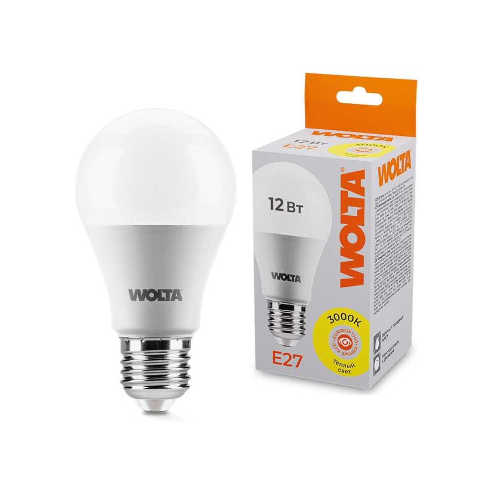 Изображение товара Светодиодная лампа WOLTA 25Y60BL12E27 12Вт 3000К E27 (10 шт) 25Y60BL12E27-10 Изображение товара Светодиодная лампа WOLTA 25Y60BL12E27 12Вт 3000К E27 (10 шт) 25Y60BL12E27-10