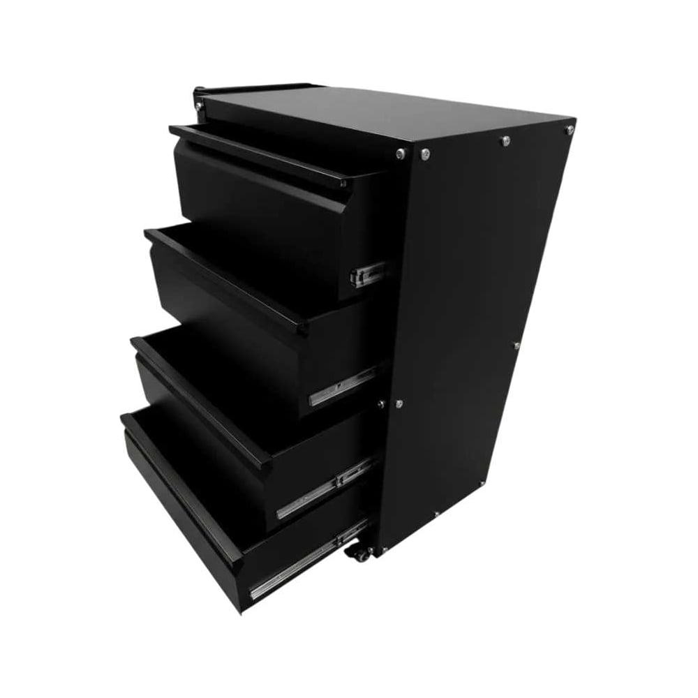 Тележка ILIKPRO Рокки 04, 4 ящика, чёрная 9005 RSBV-04.550.350.9005