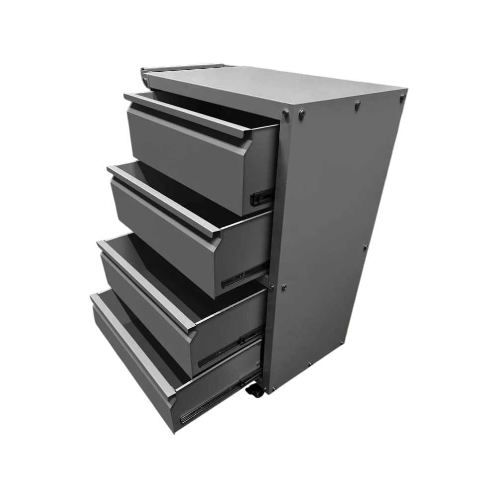 Тележка ILIKPRO Рокки 04, 4 ящика, графит 7024 RSBV-04.550.350.7024
