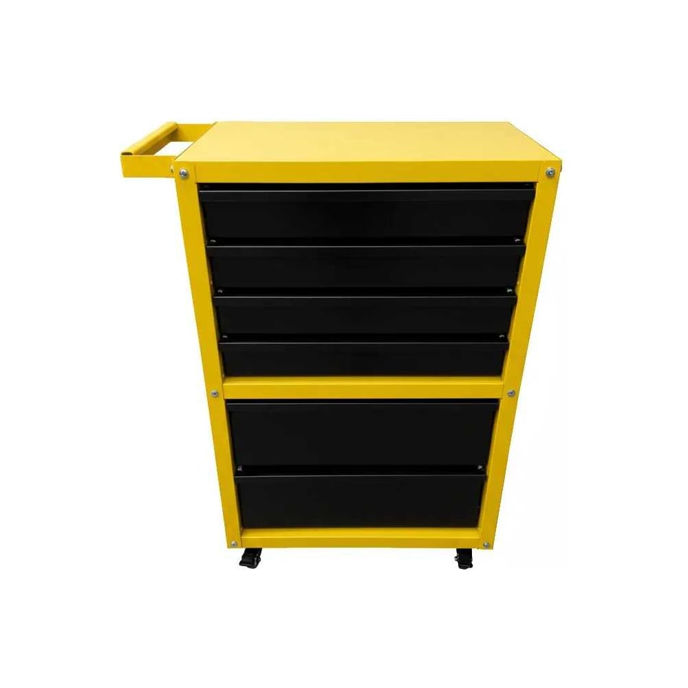 Тележка ILIKPRO Рокки 42, 6 ящиков, жёлто-чёрная 1021-9005 RSBV-42.550.350.1021-9005