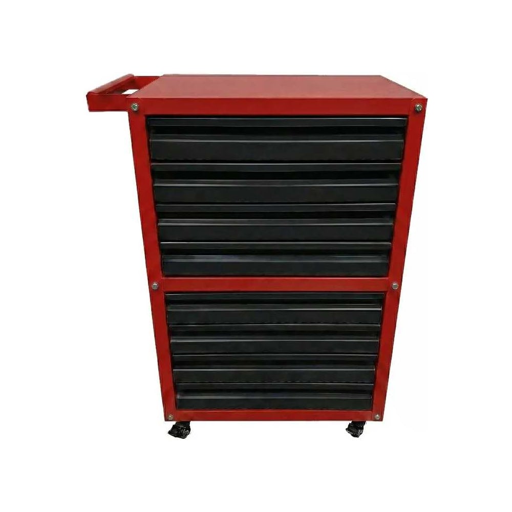 Тележка ILIKPRO Рокки 80, 8 ящиков, красно-чёрная 3020-9005 RSBV-80.550.350.3020-9005