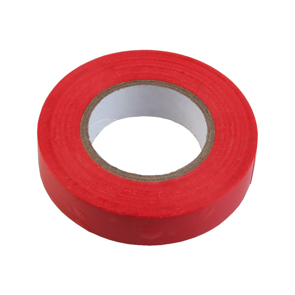 Изолента ГРИНЭНЕРГО 0,13х15мм красная 20м (упак. 10 шт) ge-iz-013-15-20-red-10