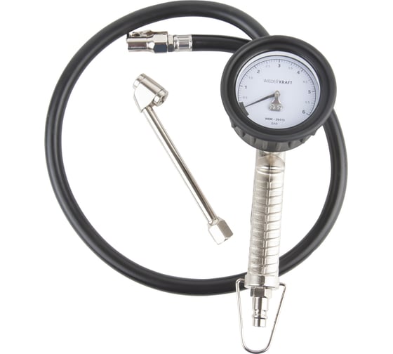 Изображение товара Пистолет для подкачки шин с аналоговым манометром WIEDERKRAFT WDK-29115