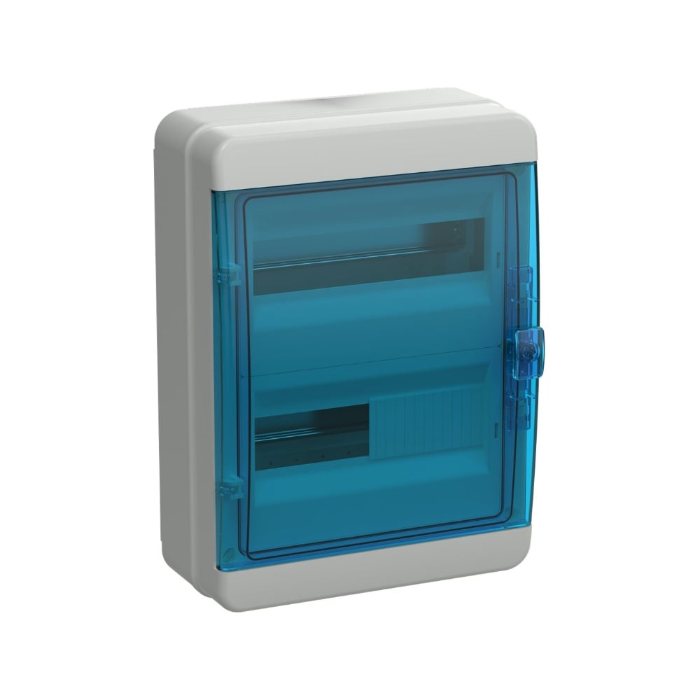 Корпус пластиковый IEK TEKFOR КМПн-24 IP65, синяя прозрачная дверь TF5-KP72-N-24-65-K03-K07