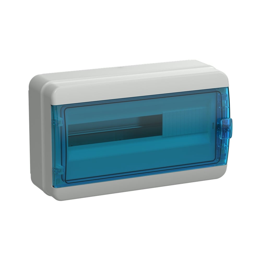 Корпус пластиковый IEK TEKFOR КМПн-18 IP65, синяя прозрачная дверь TF5-KP72-N-18-65-K03-K07