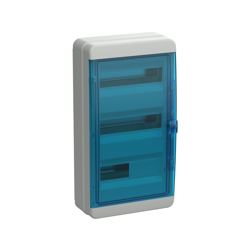 Корпус пластиковый IEK TEKFOR КМПн-36 IP65, синяя прозрачная дверь TF5-KP72-N-36-65-K03-K07