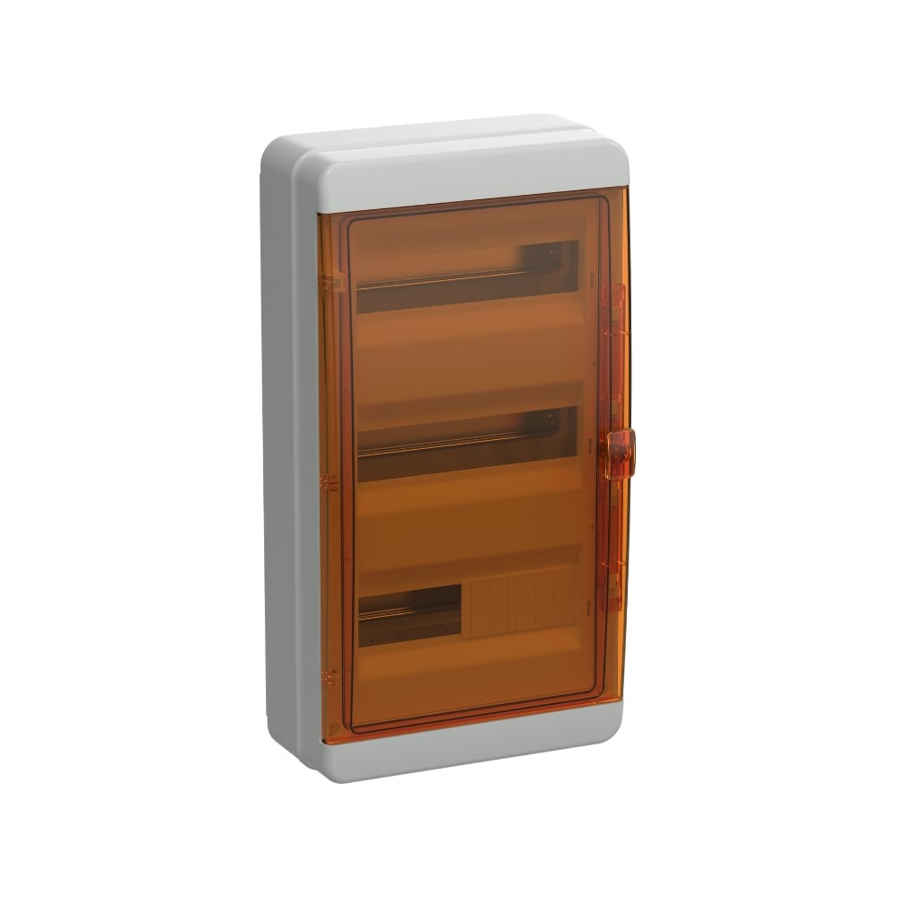 Корпус пластиковый IEK TEKFOR КМПн-36 IP65, оранжевая прозрачная дверь TF5-KP72-N-36-65-K03-K09