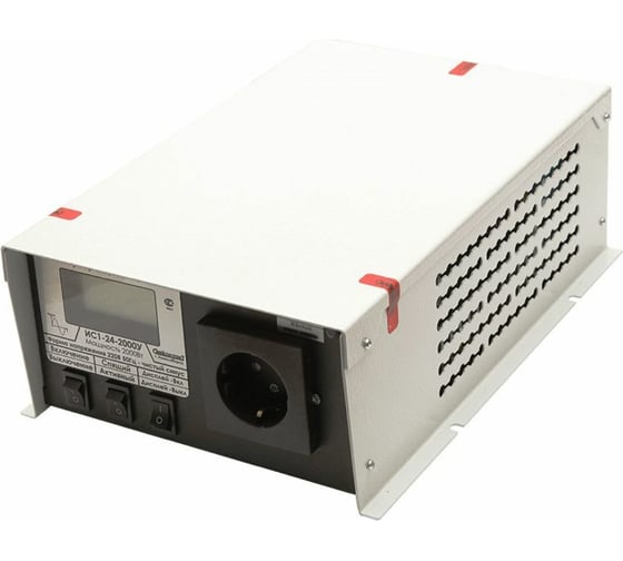 Изображение товара Инвертор-преобразователь напряжения СИБКОНТАКТ ИС1-24-2000У DC/AC 24/220 В, 2000 Вт Я000009068