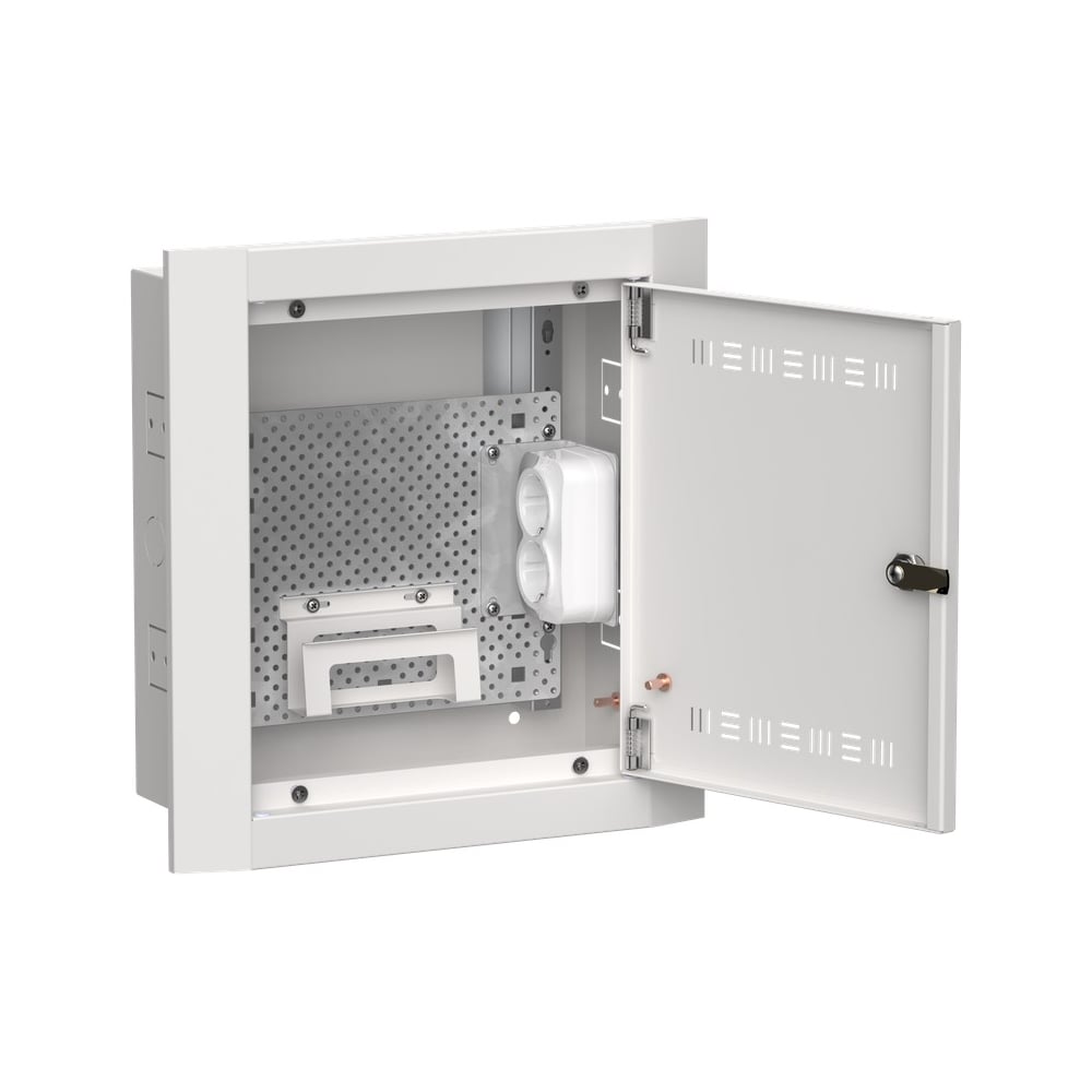 Корпус мультимедиа IEK TITAN 5 ЩРв-12 (1х12) 380x365x130 мм, IP30, белый TI5-51-V-012-30
