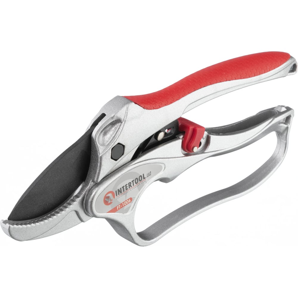 Секатор INTERTOOL 200 мм, рез: Ø15 мм FT-1006
