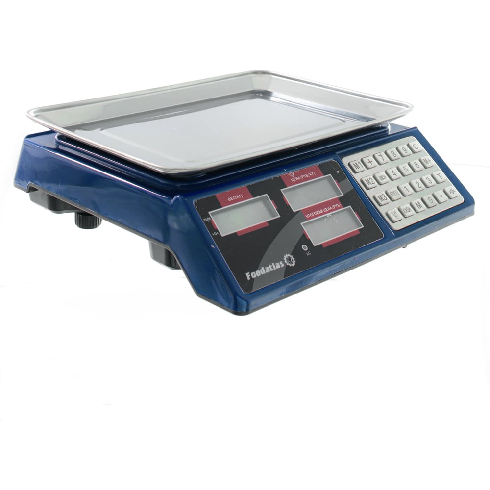 Торговые весы Foodatlas 40кг/2гр ВТ-983S УТ000009240