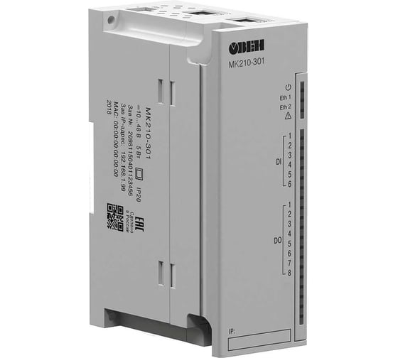 Изображение товара Модуль дискретного ввода-вывода ОВЕН МК210-301 Z-00087380