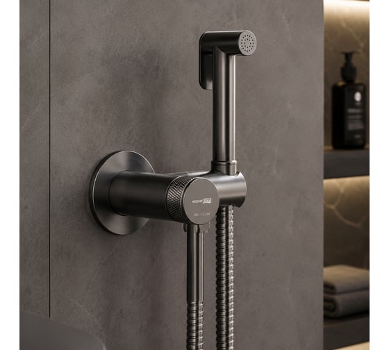 Изображение товара Смеситель с гигиеническим душем WasserKraft Muritz 9838GR