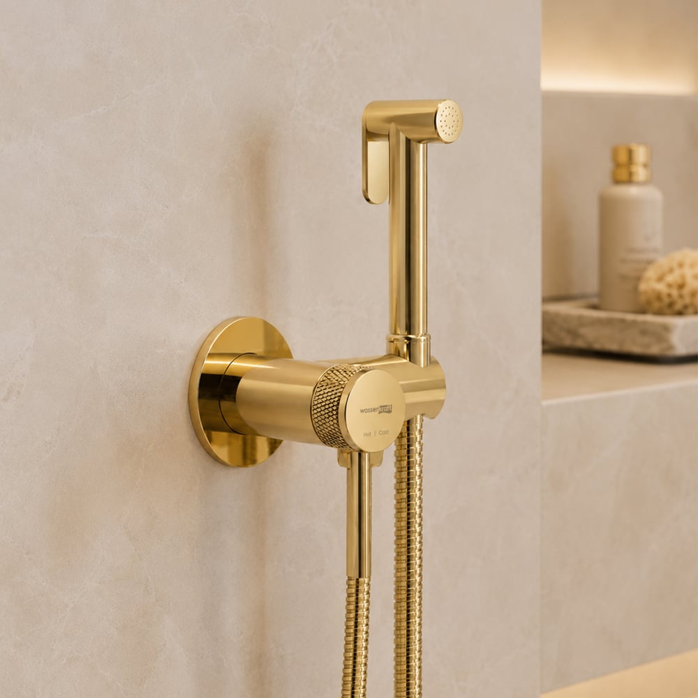 Изображение товара Смеситель с гигиеническим душем WasserKraft Muritz 9838PG