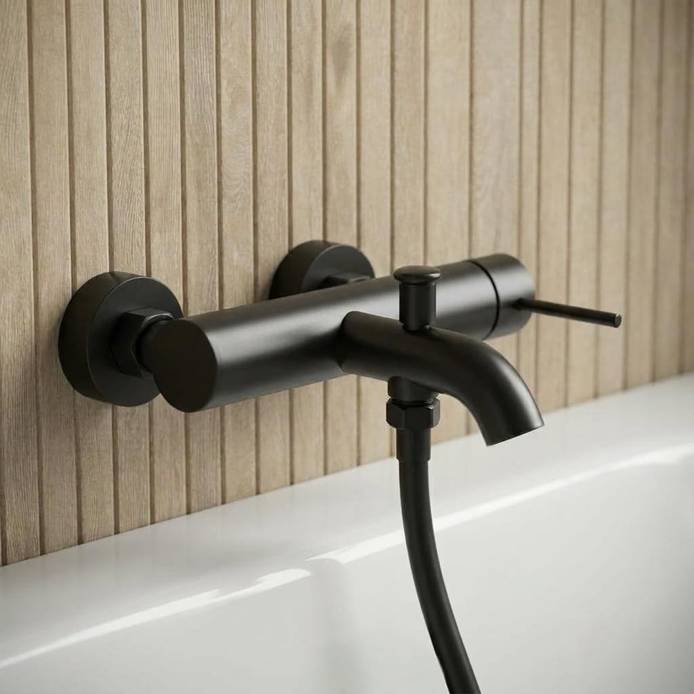 Смеситель для ванны и душа WasserKraft Niers 3001BL