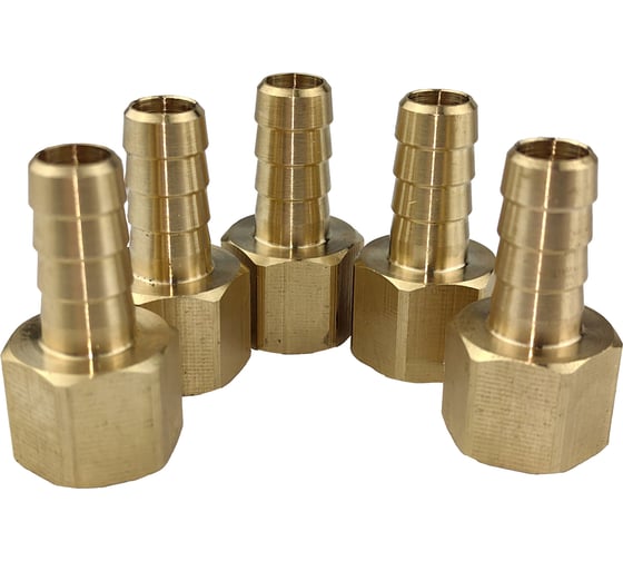 Изображение товара Штуцер пневмо 3/8" ВР - 10 мм, 5 шт HG 1645160