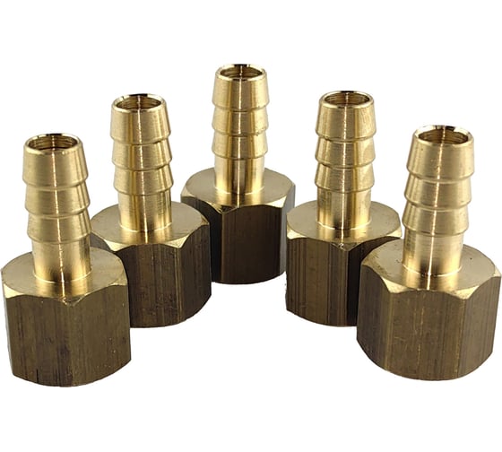 Изображение товара Штуцер пневмо 1/4" ВР - 8 мм, 5 шт HG 1645054