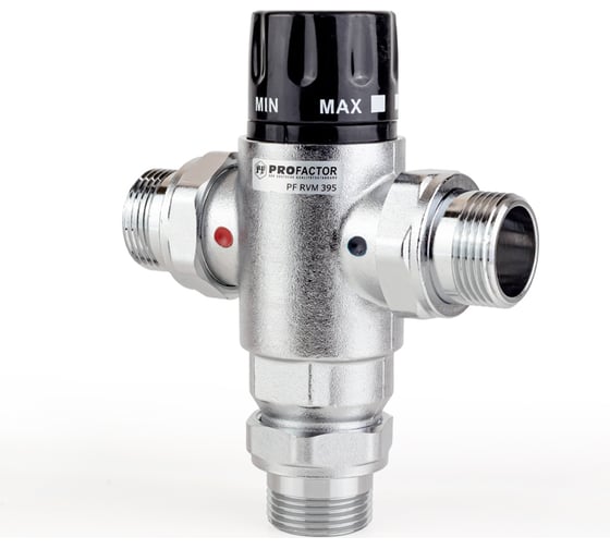 Изображение товара Термостатический смесительный клапан PROFACTOR 38_60С 1" PF RVM 395.25