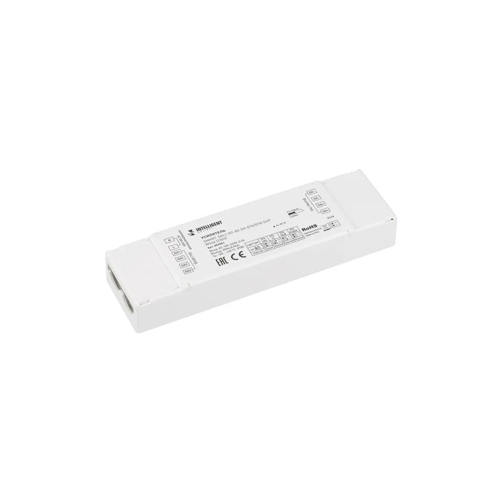 Изображение товара Усилитель INTELLIGENT ARLIGHT SMART-DALI-101-82-SH-DT6/DT8-SUF White IARL, IP20 Пластик, 1шт 059051 Изображение товара Усилитель INTELLIGENT ARLIGHT SMART-DALI-101-82-SH-DT6/DT8-SUF White IARL, IP20 Пластик, 1шт 059051