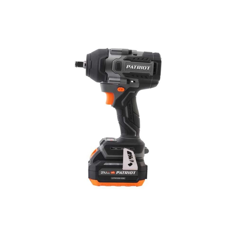 Гайковерт ударный аккумуляторный PATRIOT BR 585UES 1/2, 21В, 2.0Ач Li-ion, 2200об\мин, 2900уд\мин, 1100Нм, 2 АКБ и ЗУ в комплекте, кейс 180301575