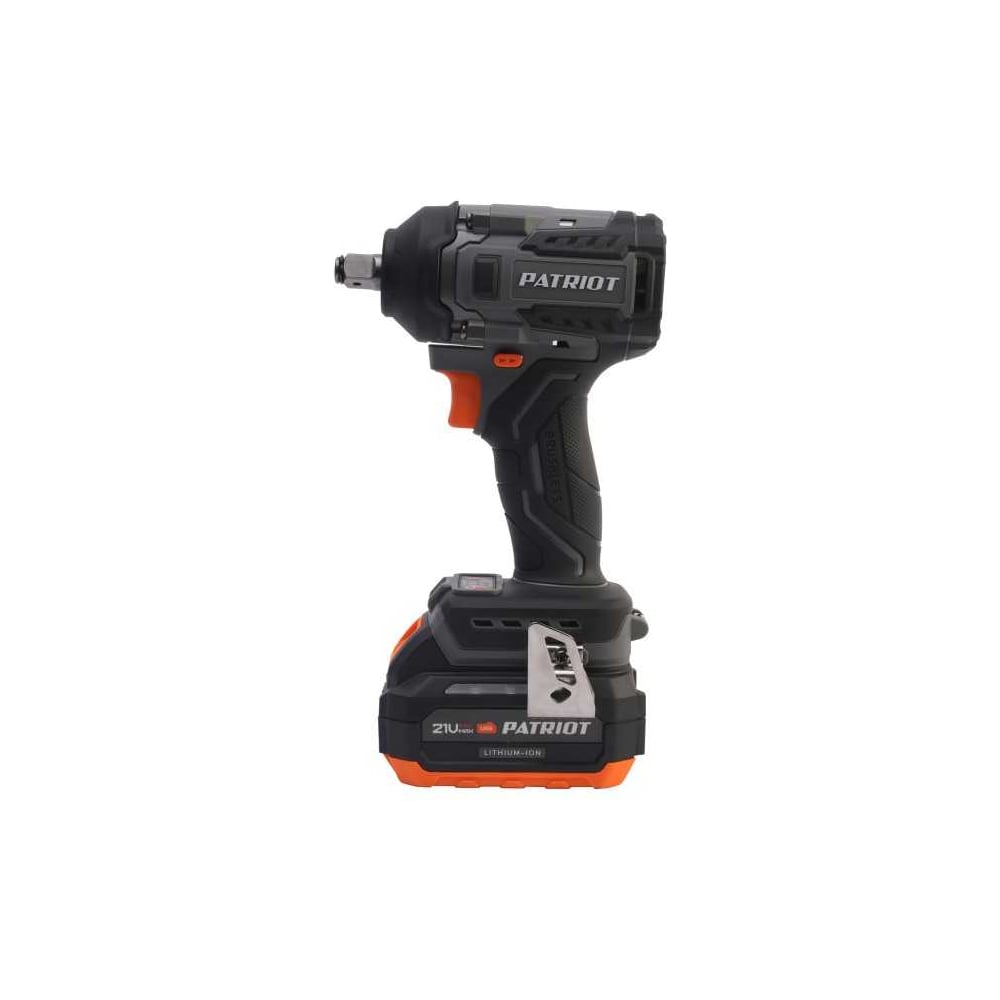 Гайковерт ударный аккумуляторный PATRIOT BR 555UES 1/2, 21В, 4.0Ач Li-ion, 2700об\мин, 3900уд\мин, 800Нм, 2 АКБ и ЗУ в комплекте, кейс 180301545