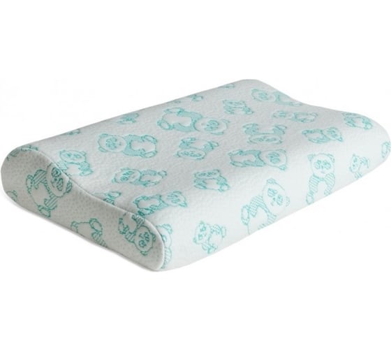 Изображение товара Анатомическая подушка AMBESONNE Memory Foam с эффектом памяти, чехол бамбук plortorb_02_45x28