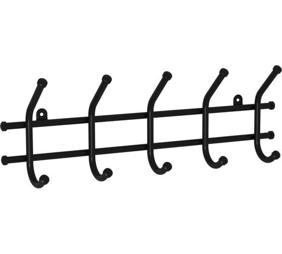 Изображение товара Вешалка настенная ЗМИ / Норма 5 / цвет черный ВН 24 Ч ВН 24  Ч