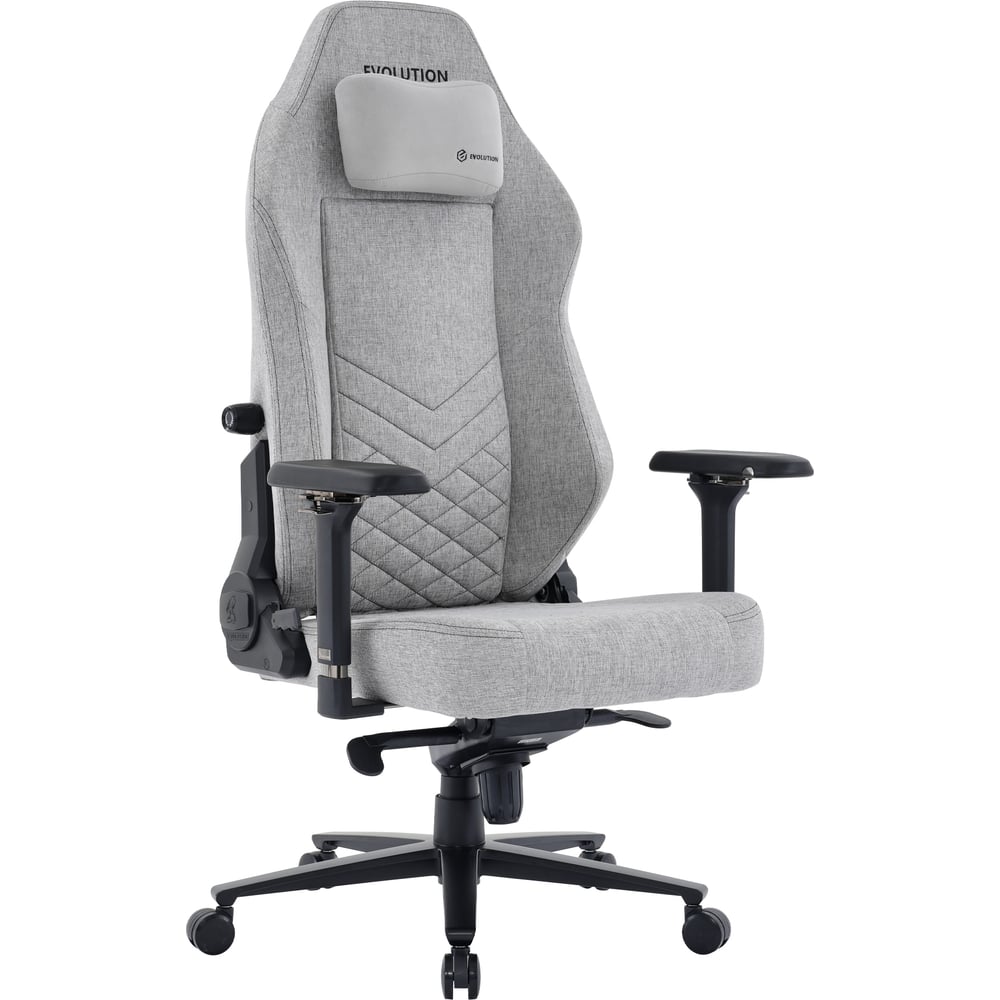 Кресло игровое Evolution TITAN FABRIC Grey
