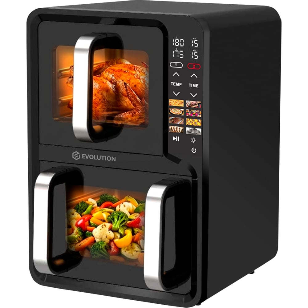 Аэрофритюрница Evolution AIRO 12100W Dual