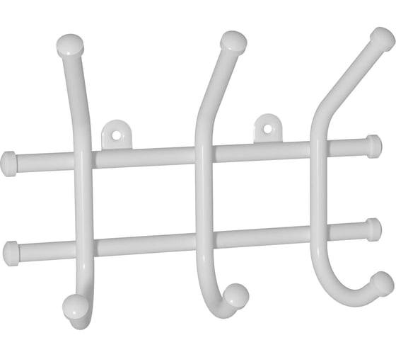 Изображение товара Настенная вешалка ЗМИ Норма 3 цвет белый ВН64Б