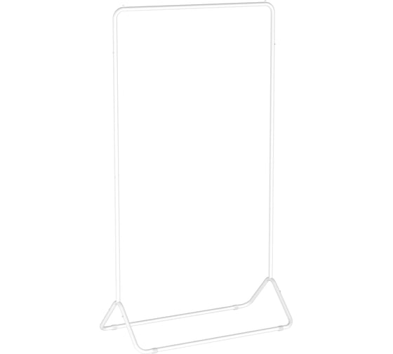 Изображение товара Гардеробная вешалка ЗМИ Радуга 3 цвет белый ВНП391Б