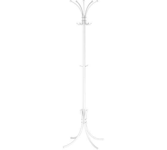 Изображение товара Вешалка напольная ЗМИ Корона разборная / цвет белый ВНП 366  Б