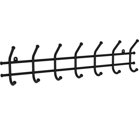 Изображение товара Вешалка настенная ЗМИ / Норма 7 / цвет черный ВН 66 Ч ВН 66  Ч