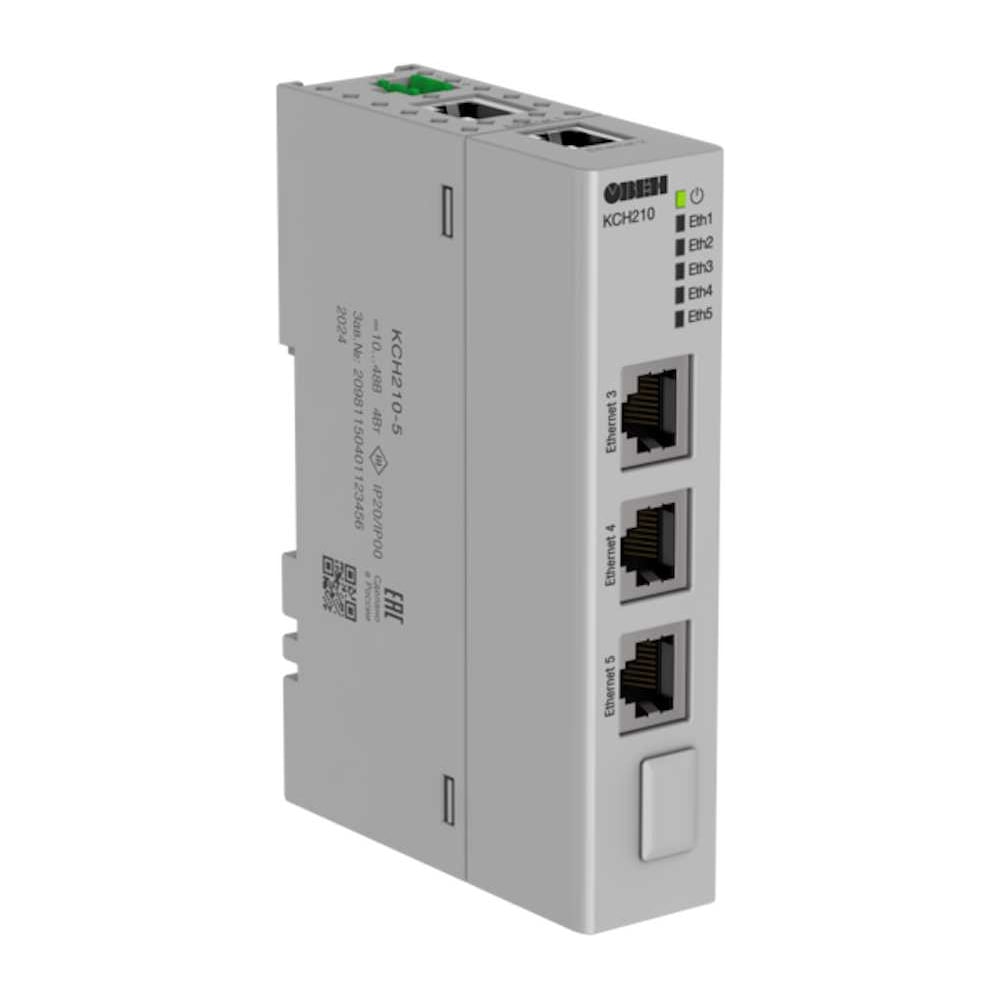 Коммутатор сетевой неуправляемый ОВЕН КСН210-5 Z-00103924