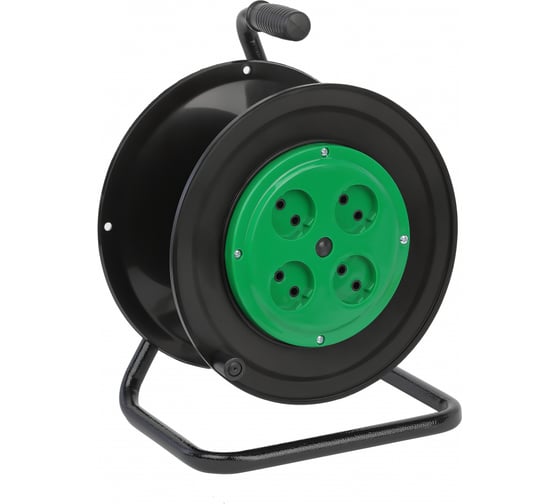 Изображение товара Катушка ЭРА RP-4 пластиковая, 4 розетки, без заземления, Б0055421