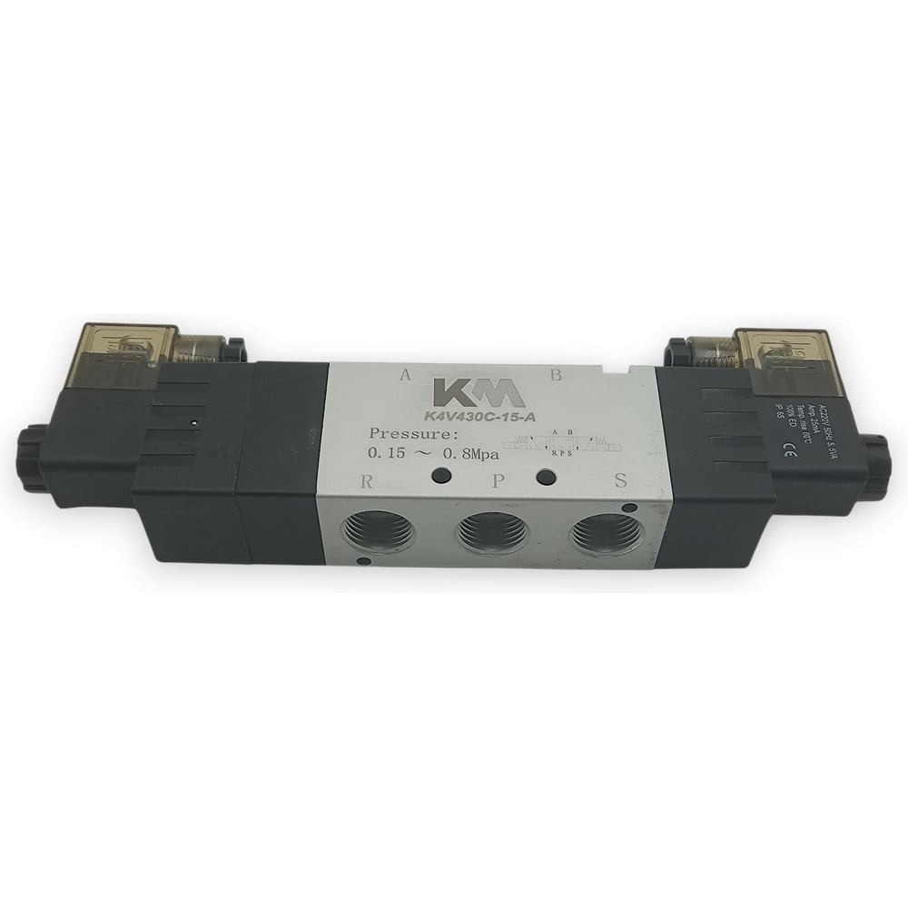 Пневмораспределитель Контактная Механика 5/3, G1/2, AC220V K4V430C-15-A