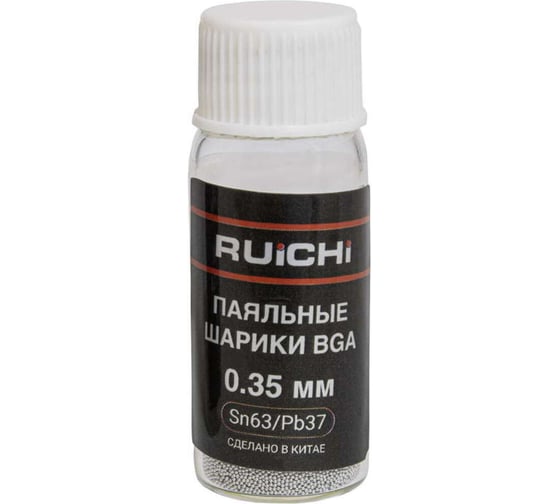 Изображение товара Паяльные шарики RUICHI SB-SN63PB37-D035-Q25K 129598