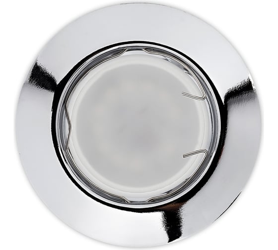 Изображение товара Встраиваемый светильник Smartbuy под лампу MR16 серебро выпуклый SBL-08SL-MR16