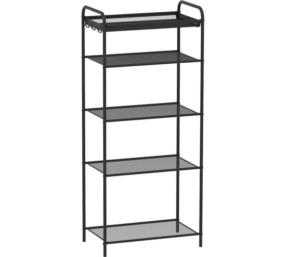 Изображение товара Обувница  Этажерка для обуви ЗМИ Верона 15  5 полок  8 пар обуви  цвет черный ПДОВ15 Ч ПДОВ15  Ч