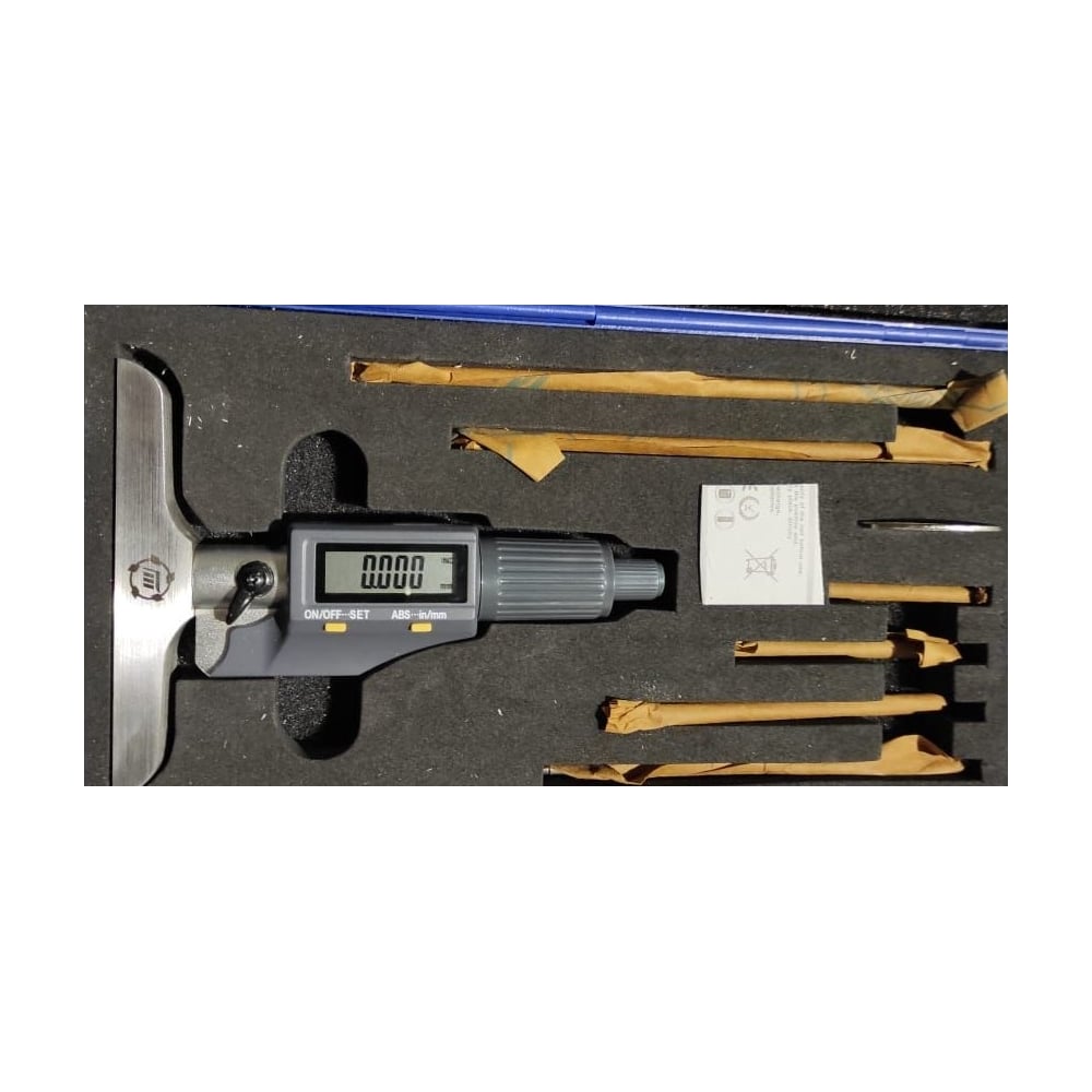 Электронный микрометрический глубиномер Туламаш микрометрический глубиномер кировинструмент