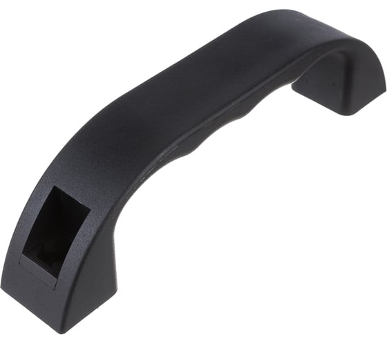 Изображение товара Дверная ручка ТРИЗАМ межосевое расст. 122 мм, выс. 38 мм, полиамид TRZ0002