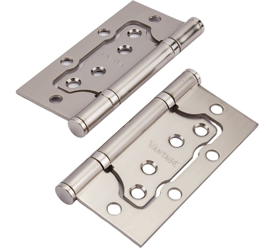 Изображение товара Петля без врезки Вантаж мат. никель, 2 шт. 2BB-SN