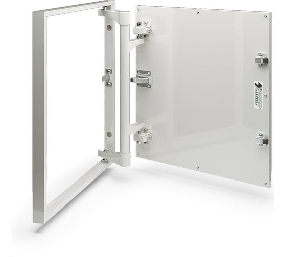 Изображение товара Ревизионный люк под плитку Хаммер Стил 30х50 (ШхВ), стальной, скрытый, петли на стороне 50 st35