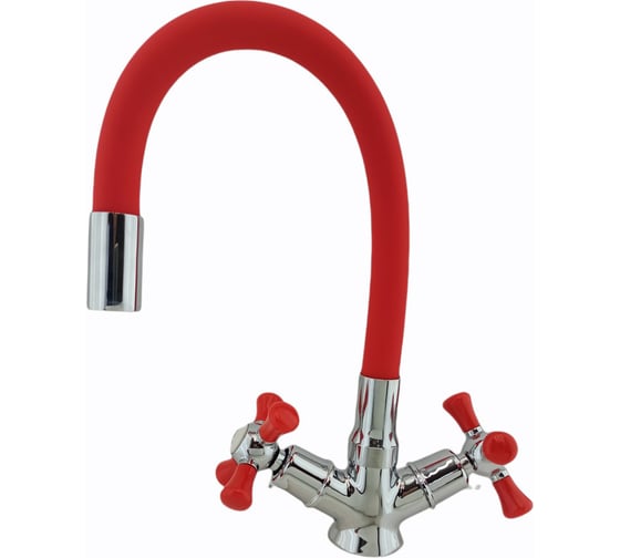 Изображение товара Смеситель для кухни Rainsberg с гибким силиконовым изливом R5893F-8